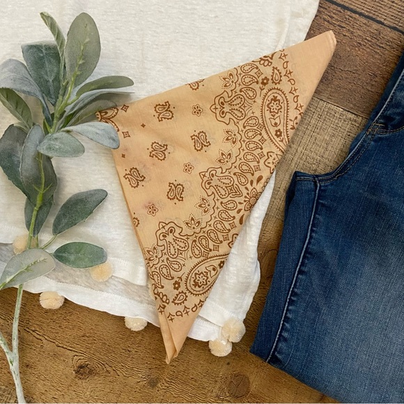 Summer Camo Collection Hand Dyed, Sun Bleached Cotton Bandanas (Set of 3) - Picture 4 of 8